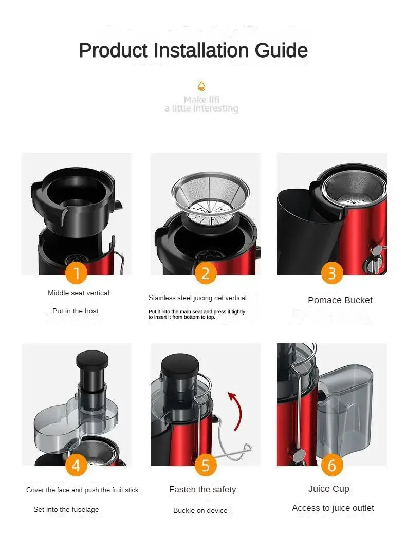 DailyBlend™ SteelPro 800 – High-Power Centrifugal Juicer