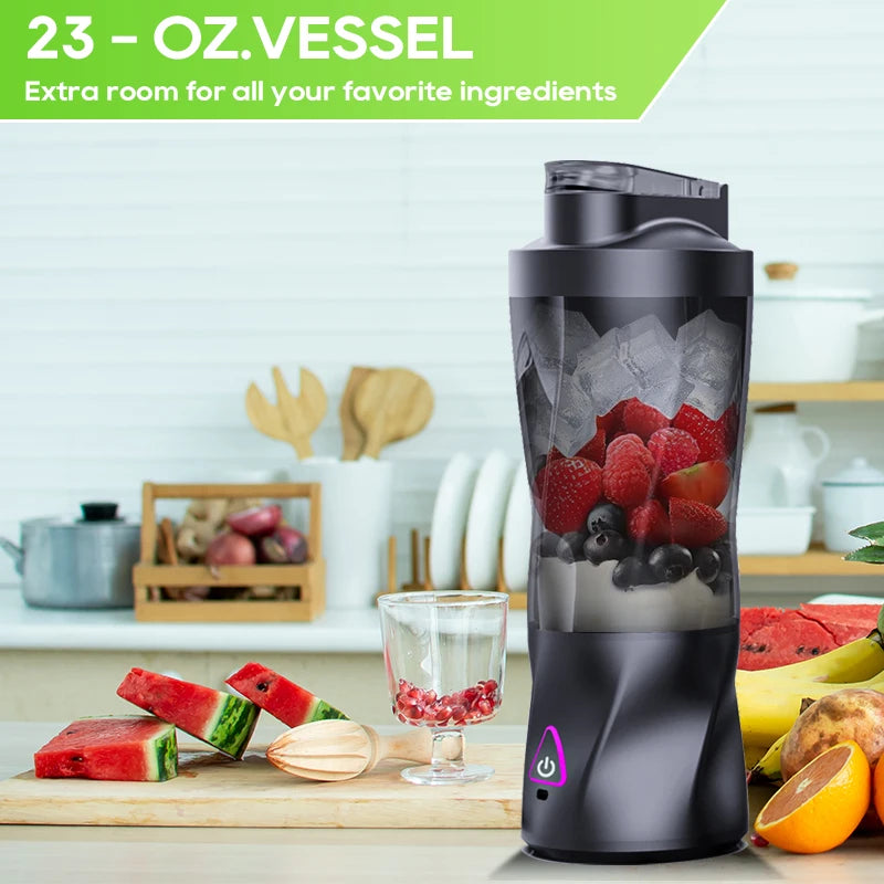 DailyBlend™ FreshMix Pro – Portable Smoothie Blender 700ML