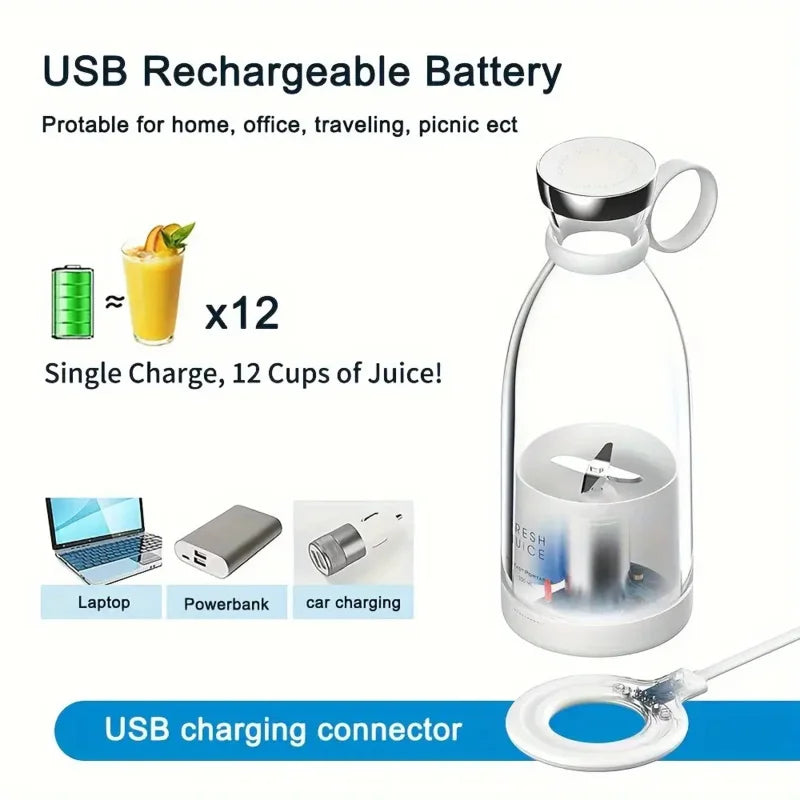 DailyBlend™ MiniJuice Go – Portable Wireless Fruit Blender