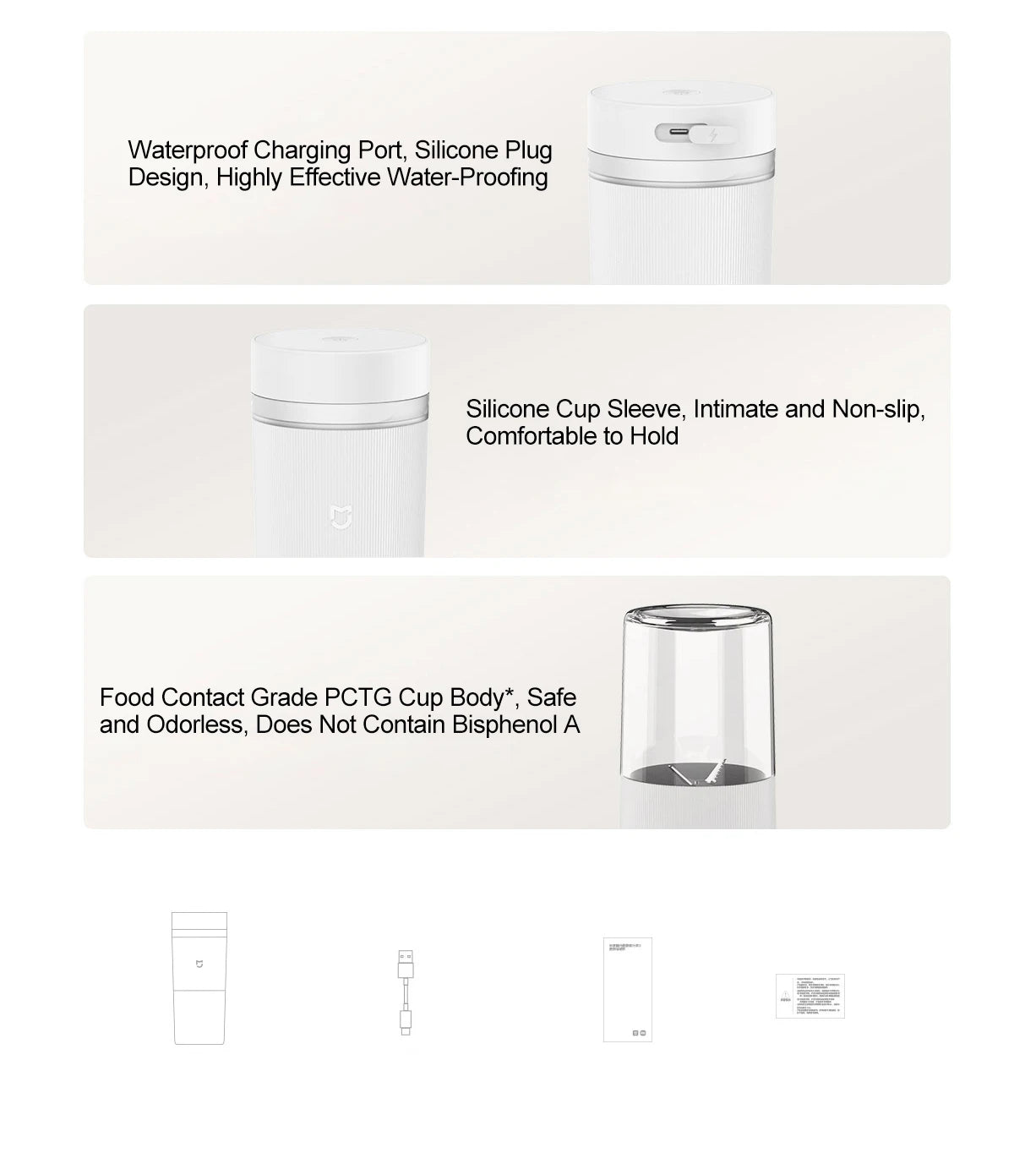 DailyBlend™ Mini Portable Juicer – 300ml Quick Smoothie Maker